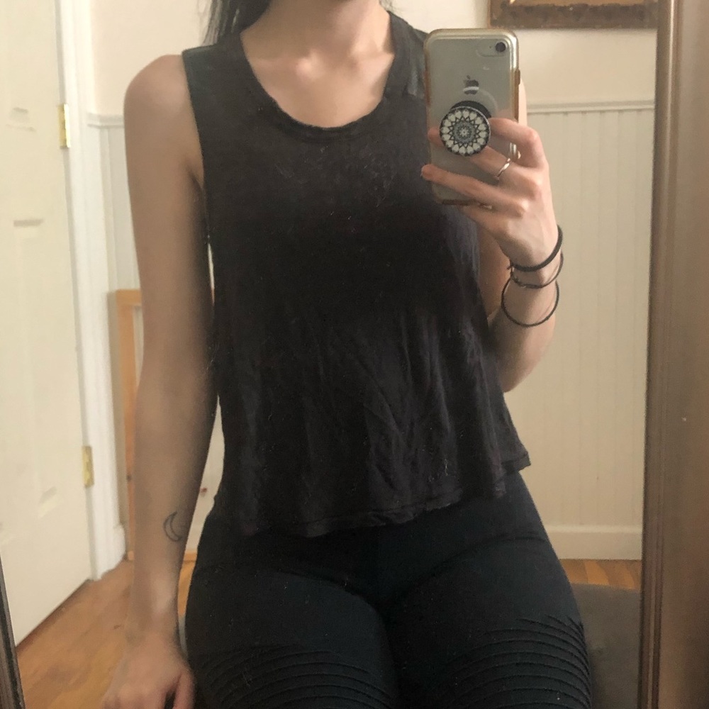 Silence and Noise Tank Top Faux Leather